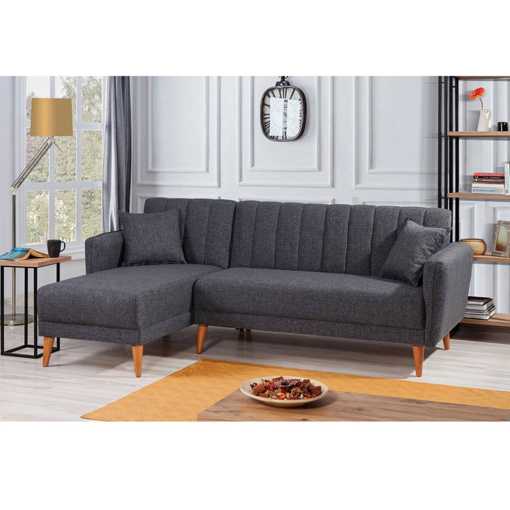 Canapé d'angle Aqua Corner Left - Dark Grey
