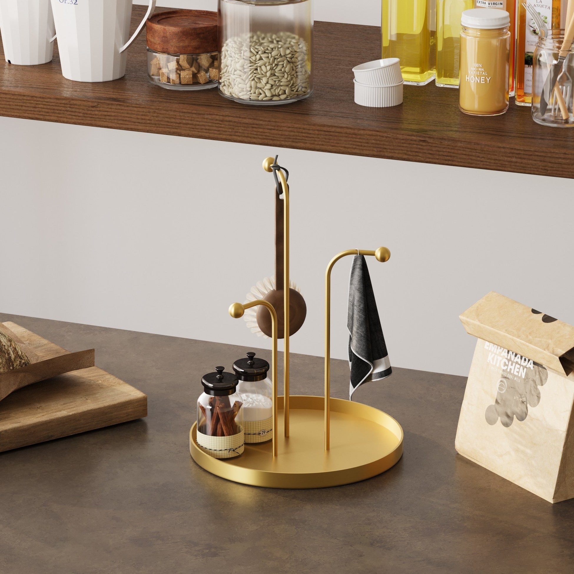 Accessoire décoratif en métal Leros-B - Gold