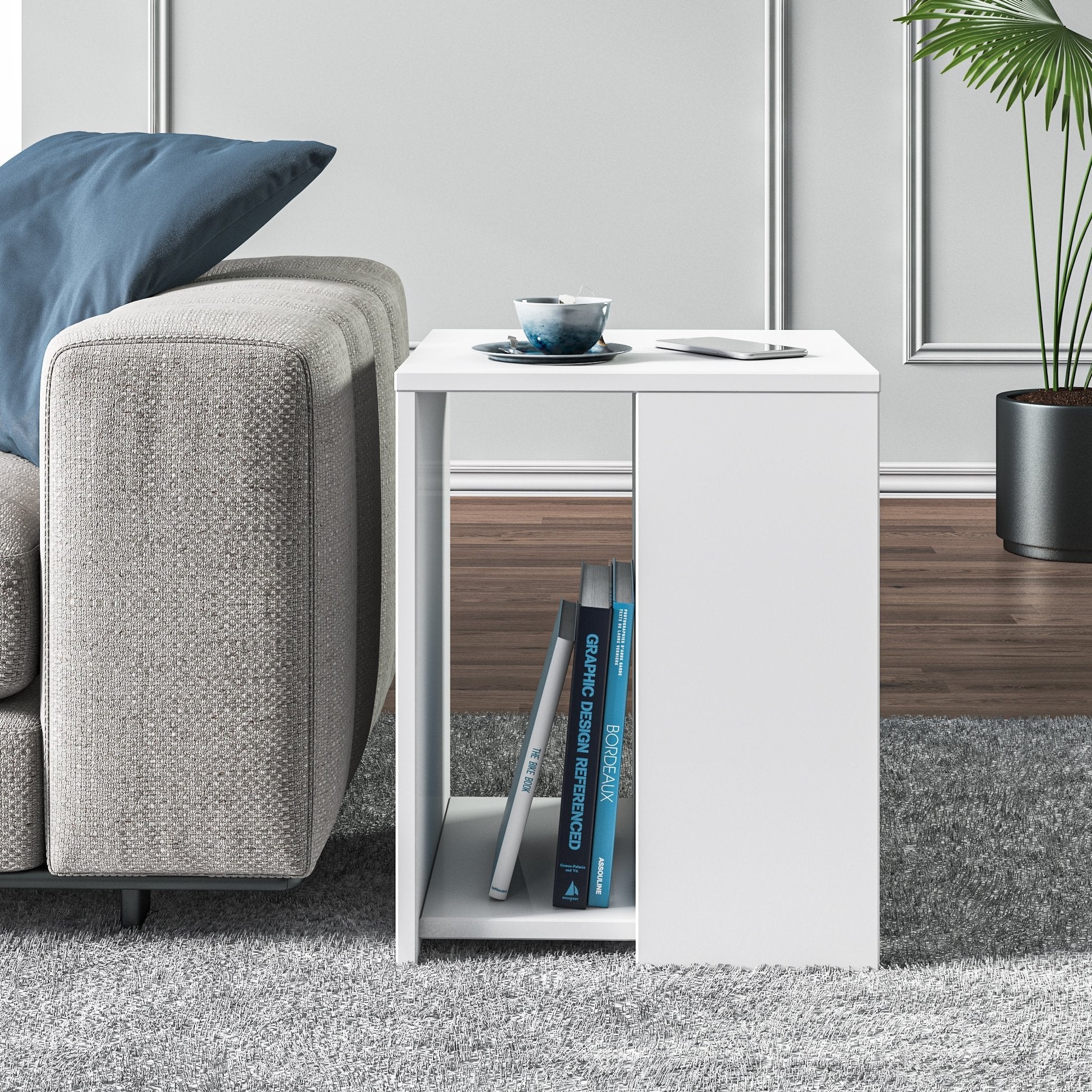 Table d’appoint Rome blanc