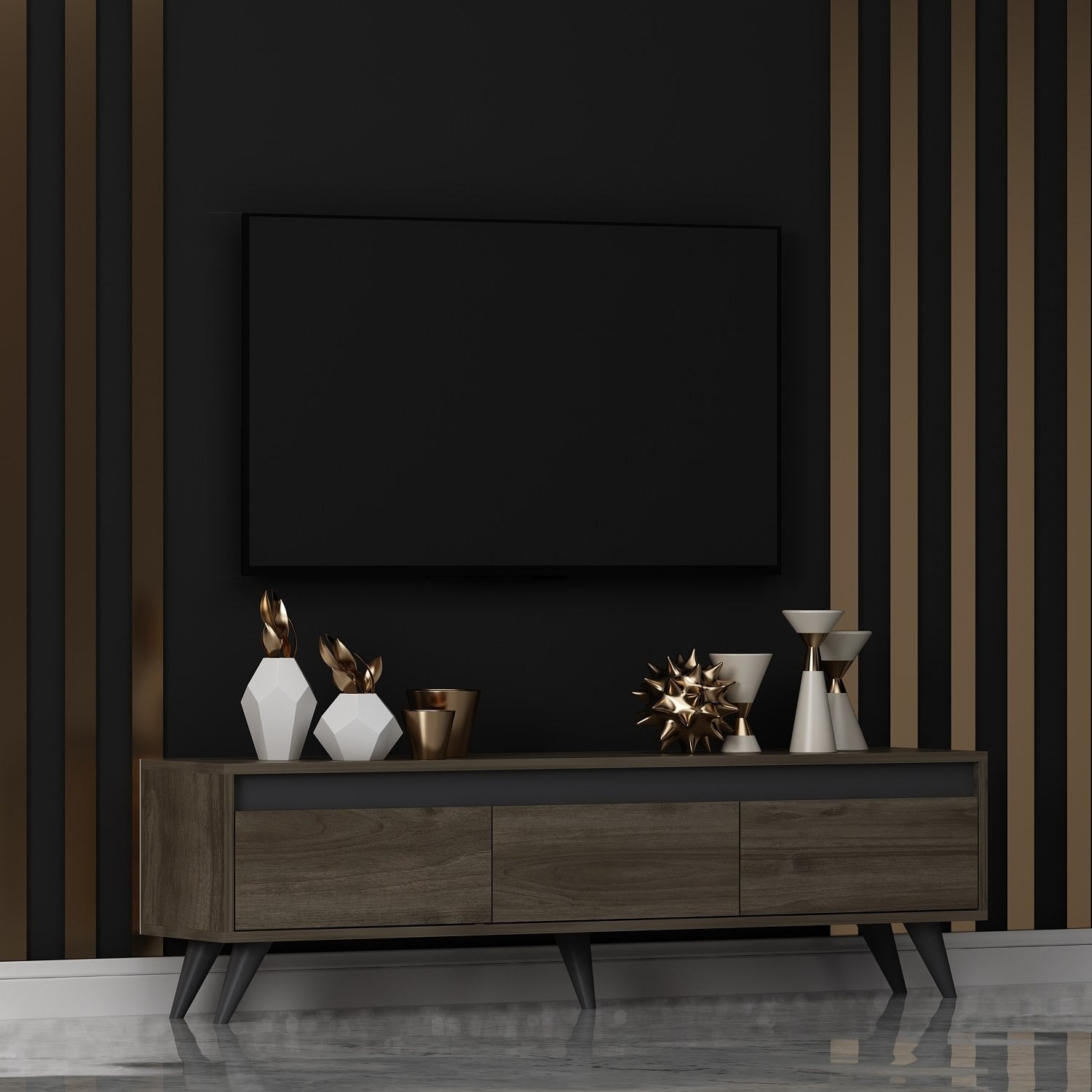 Meuble TV Century - Walnut