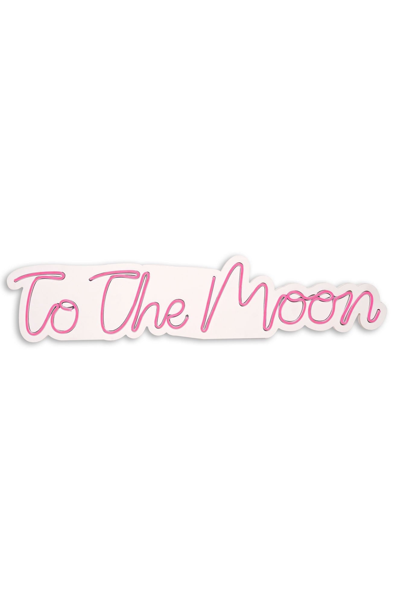 Éclairage LED en plastique décoratif To the Moon - Pink