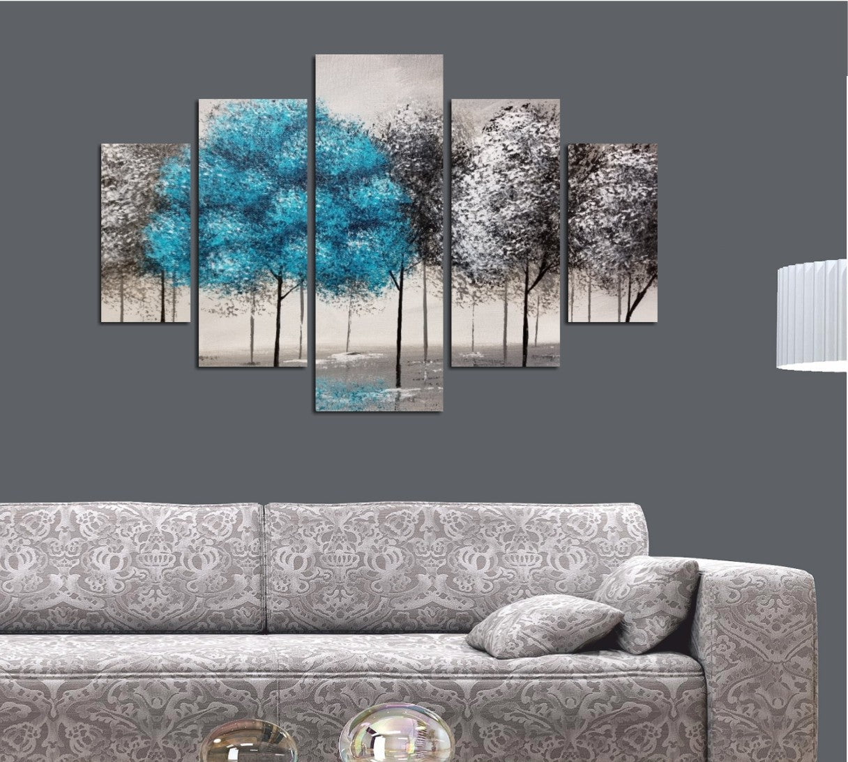 Peinture décorative MDF (5 pièces) ST273