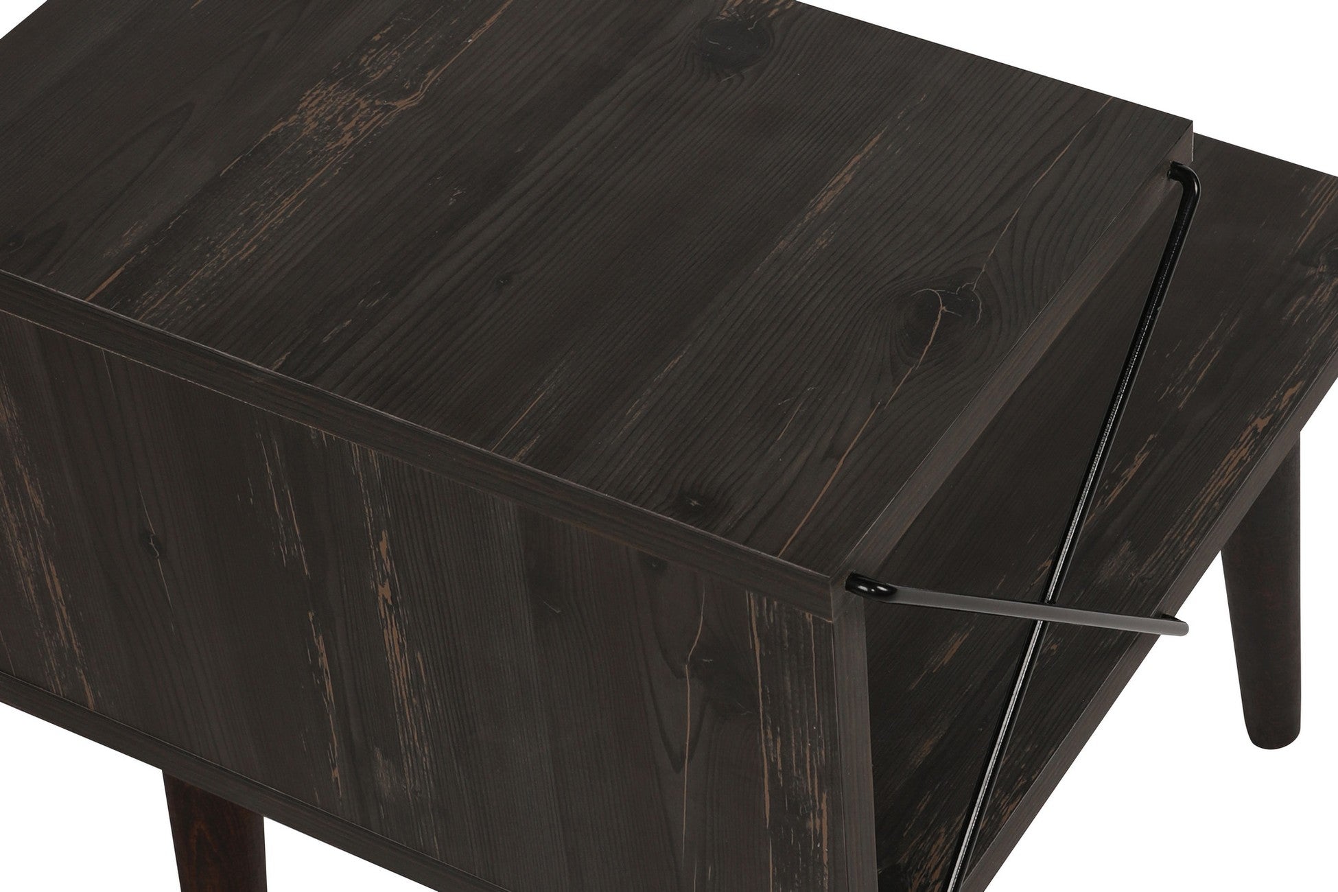 Table de chevet Cross - Dark Brown