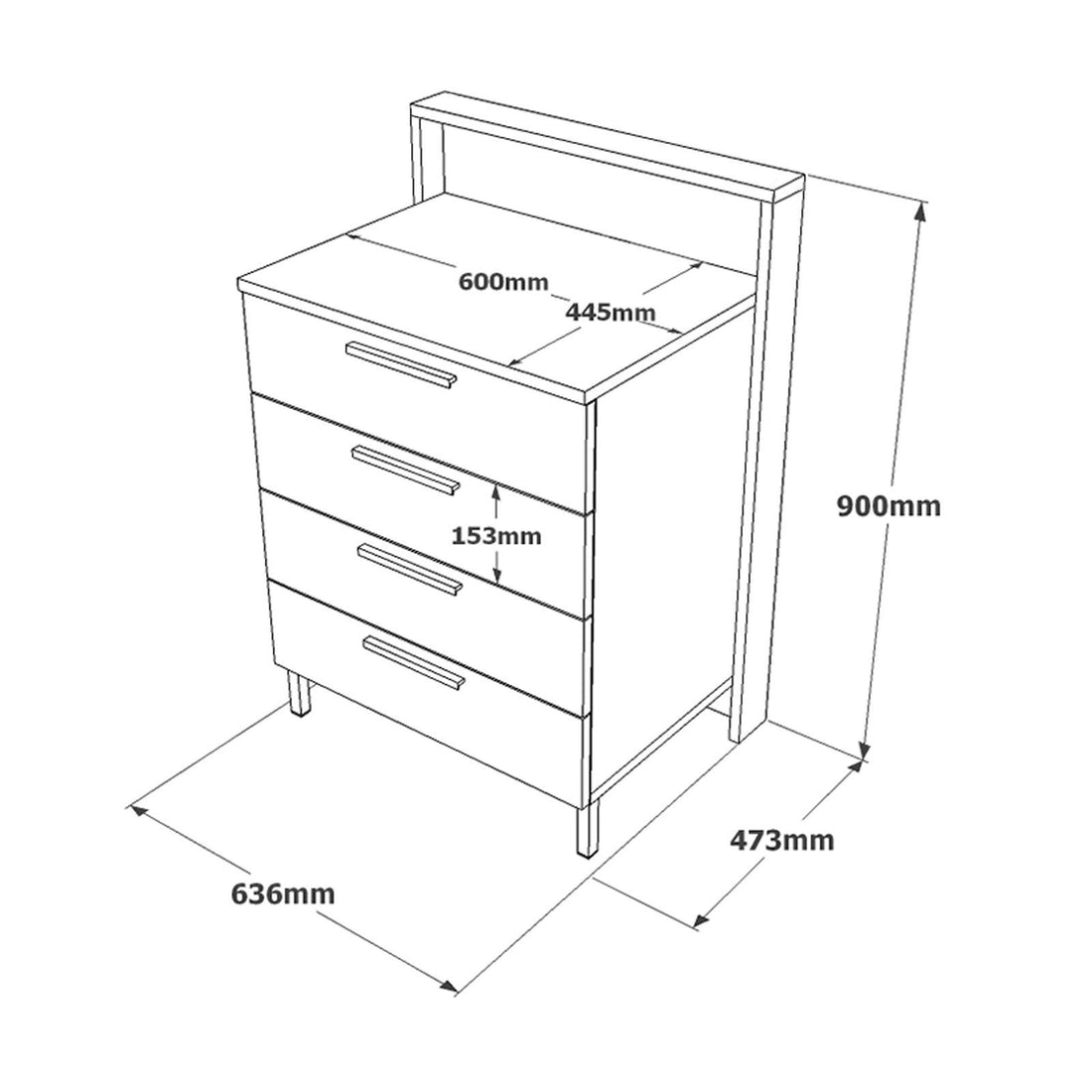 La commode HM6-CG