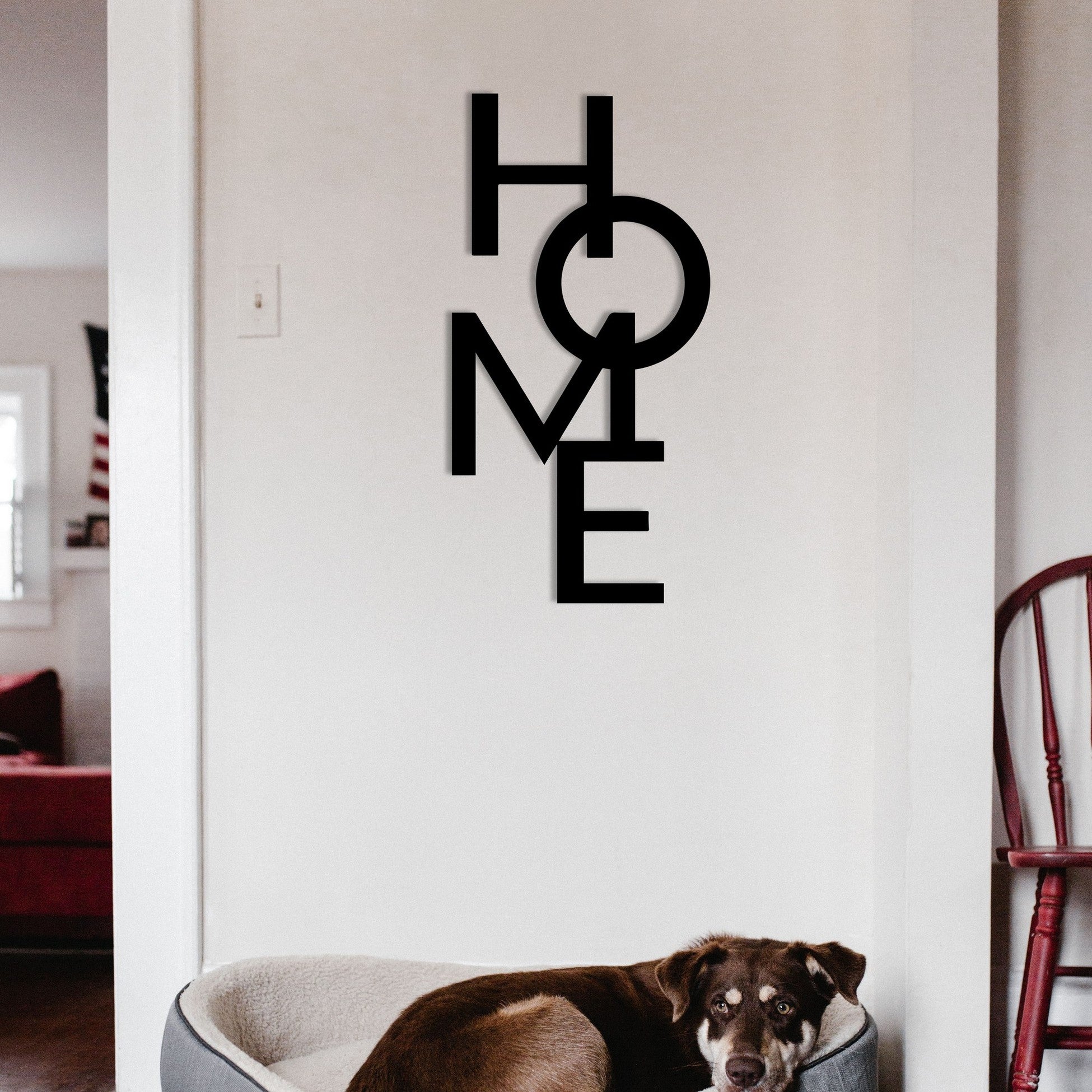 Accessoire mural en métal décoratif Home 5