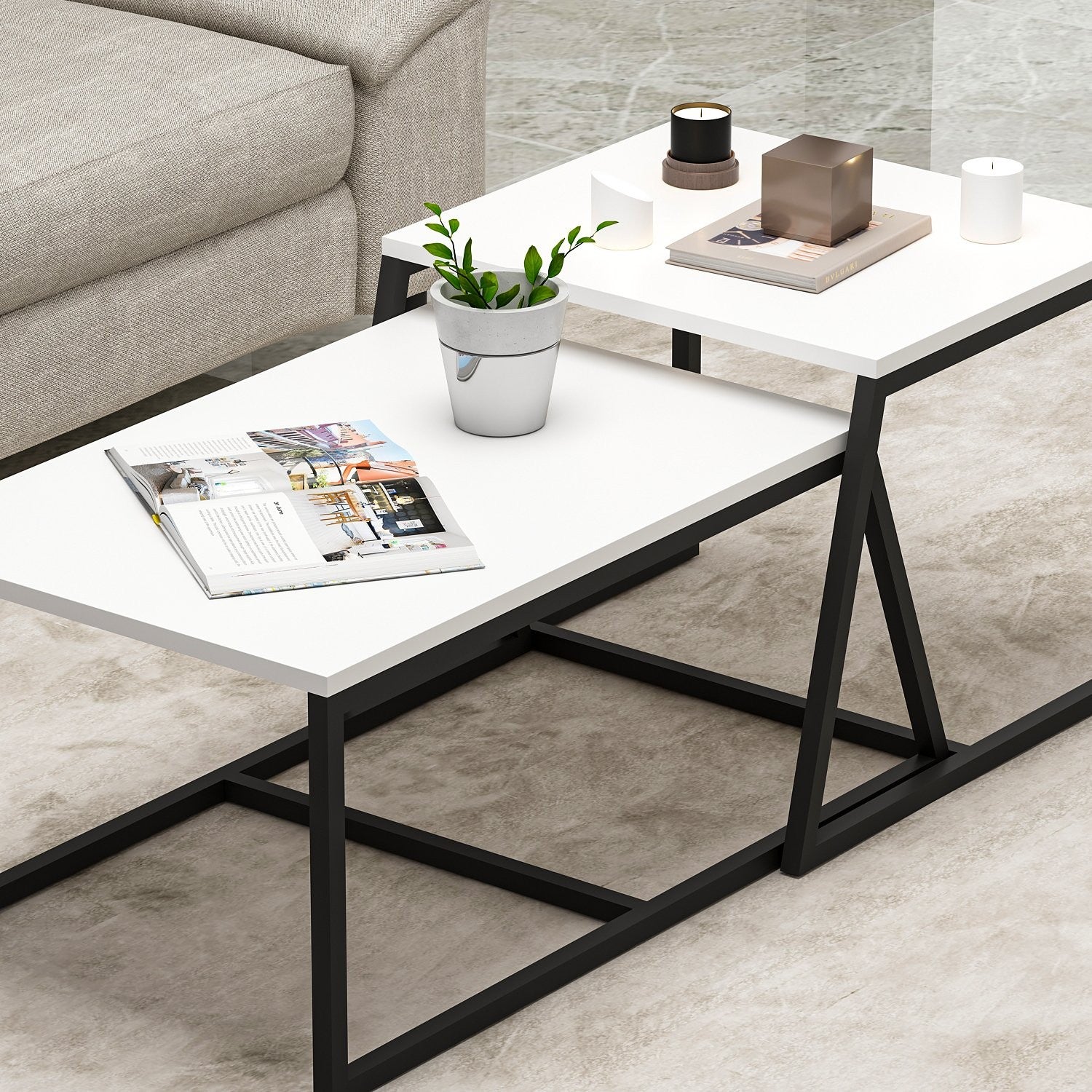 Table basse Minimal - White