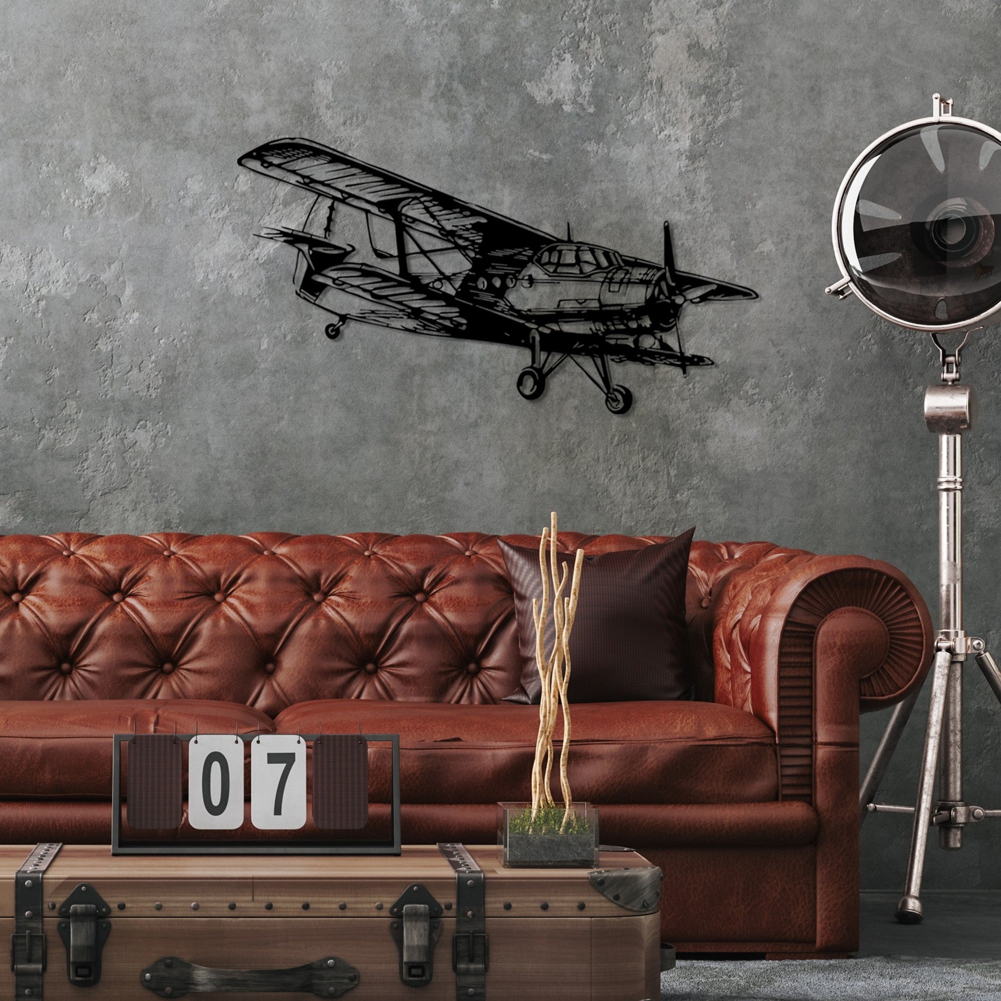 Accessoire mural en métal décoratif Aereo-1