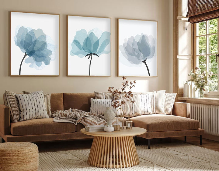 Peinture MDF encadrée décorative (3 pièces) Huhu206 - 50 x 70