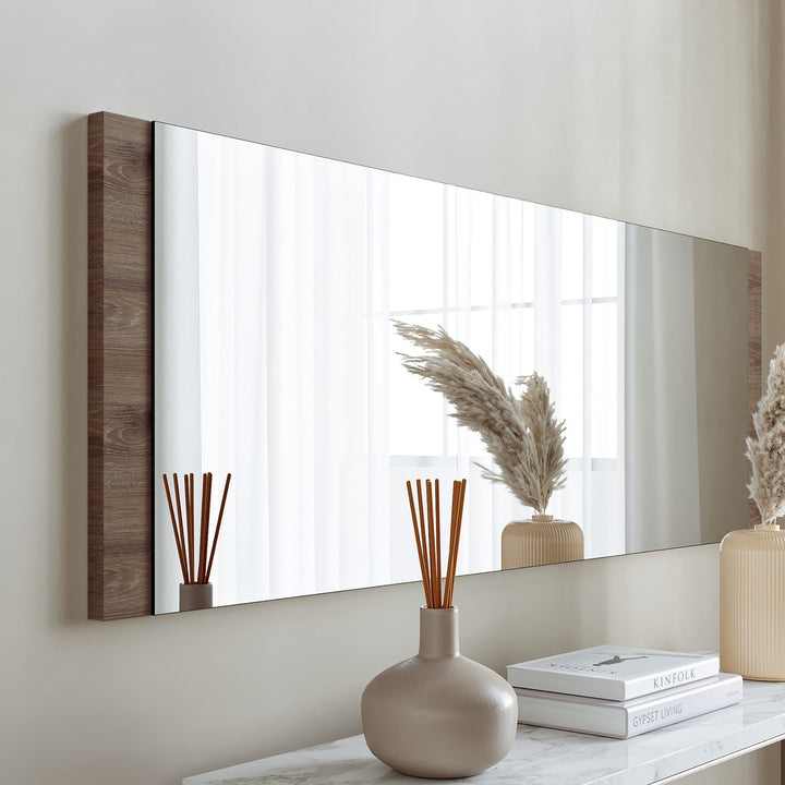 Miroir Boy Aynası Dekoratif Basic Ceviz 40x120