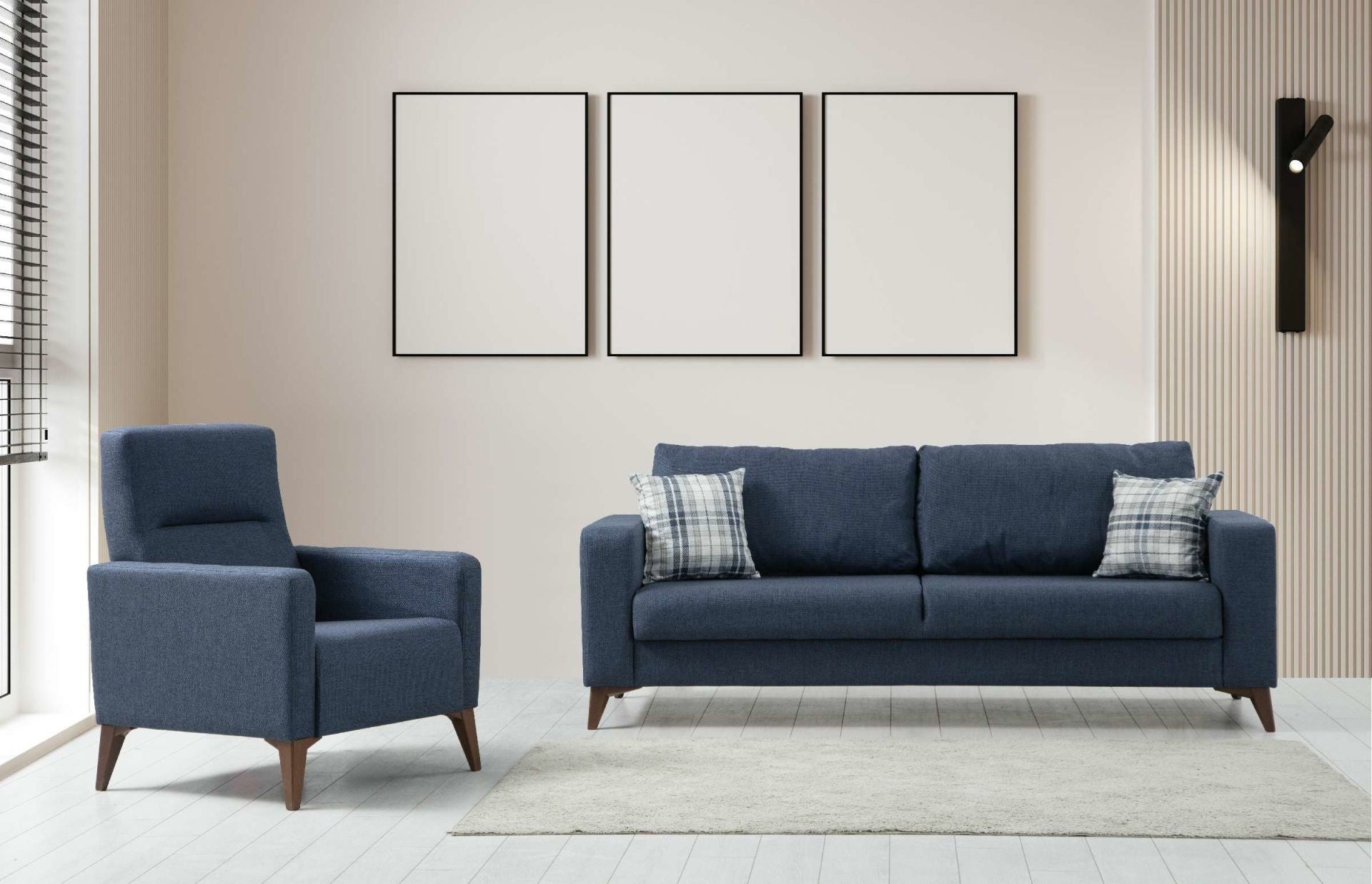 Canapé Kristal 3+1 - Anthracite