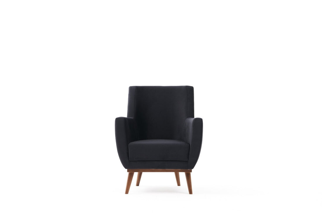 Fauteuil à oreilles Gonca - Anthracite