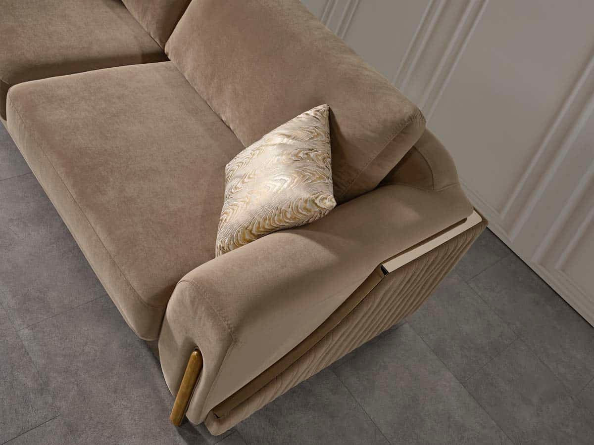 Olivya Canapé Crème 3 Places