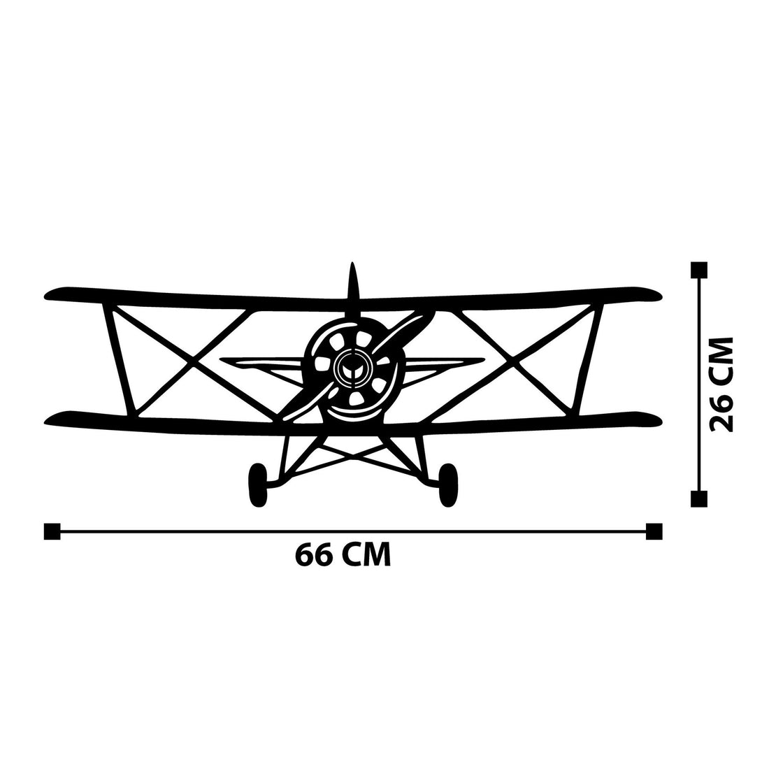 Accessoire mural en métal décoratif Vecihi