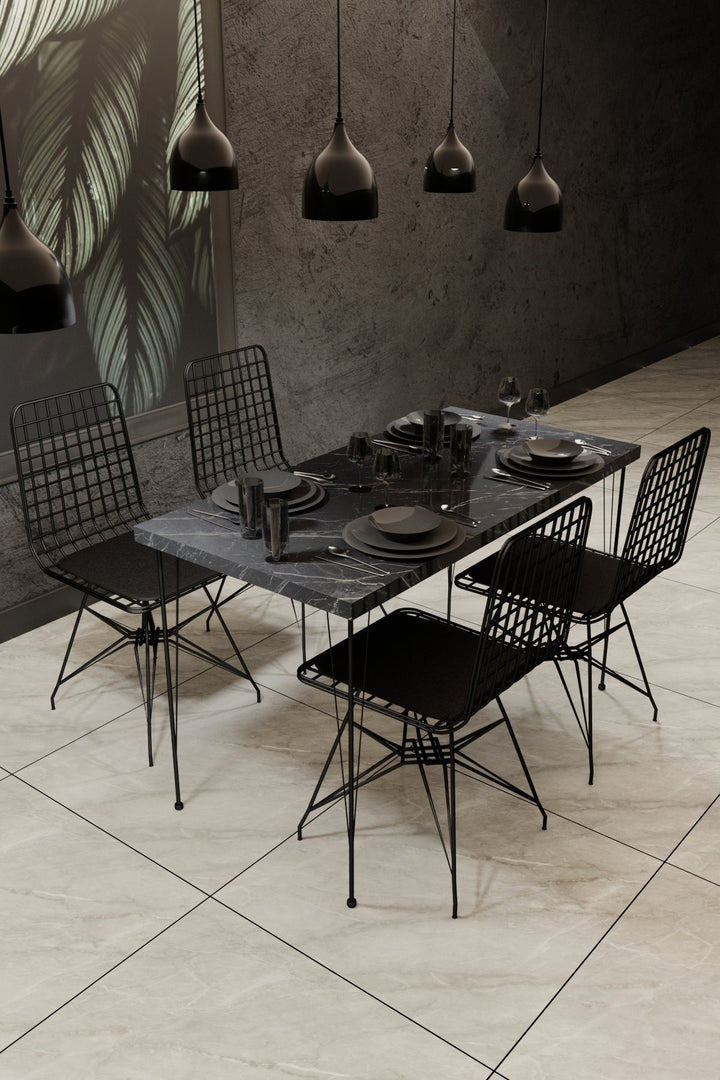 Ensemble de table et de chaises (5 pièces) BNDYMK001