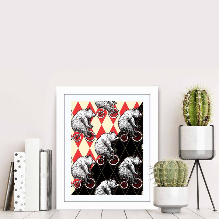 Peinture mdf encadrée décorative BCT-046