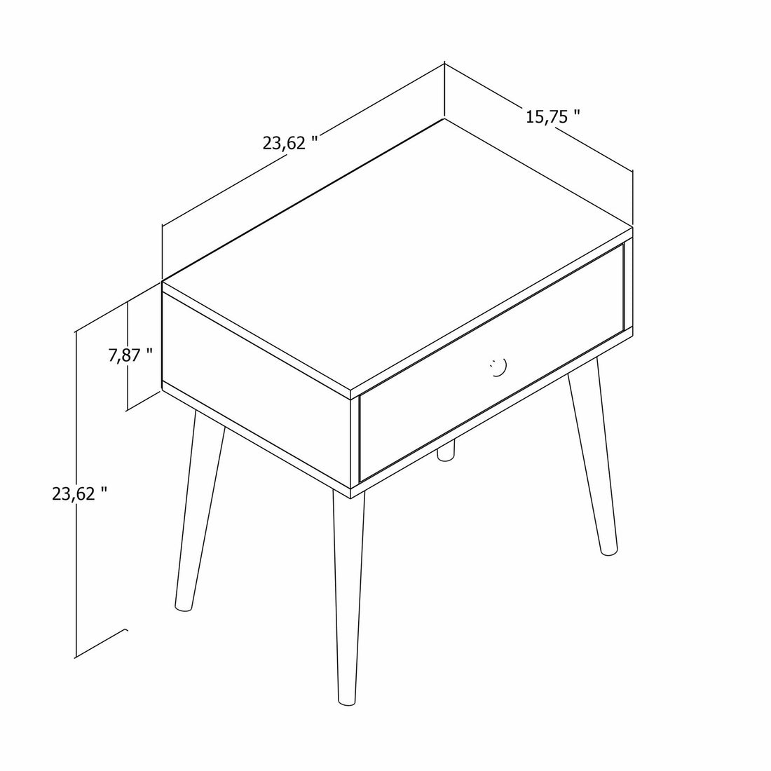 La table de nuit Sıla
