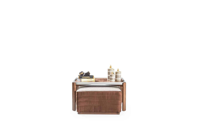 Bentley Marron Pouf