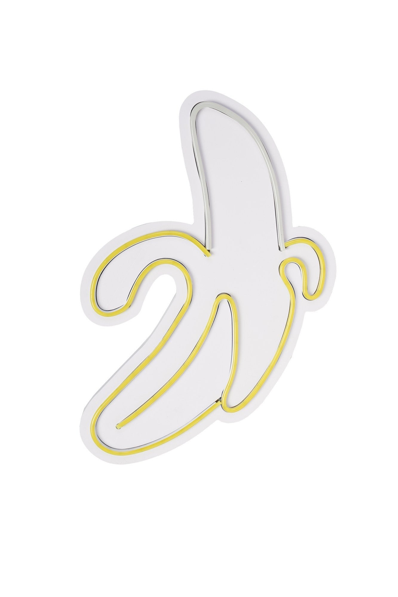 Éclairage LED en plastique décoratif Banana - Yellow
White