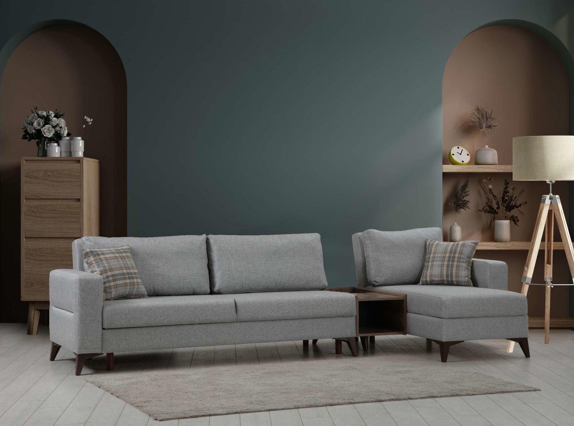 Canapé Kristal Rest Set - Light Grey