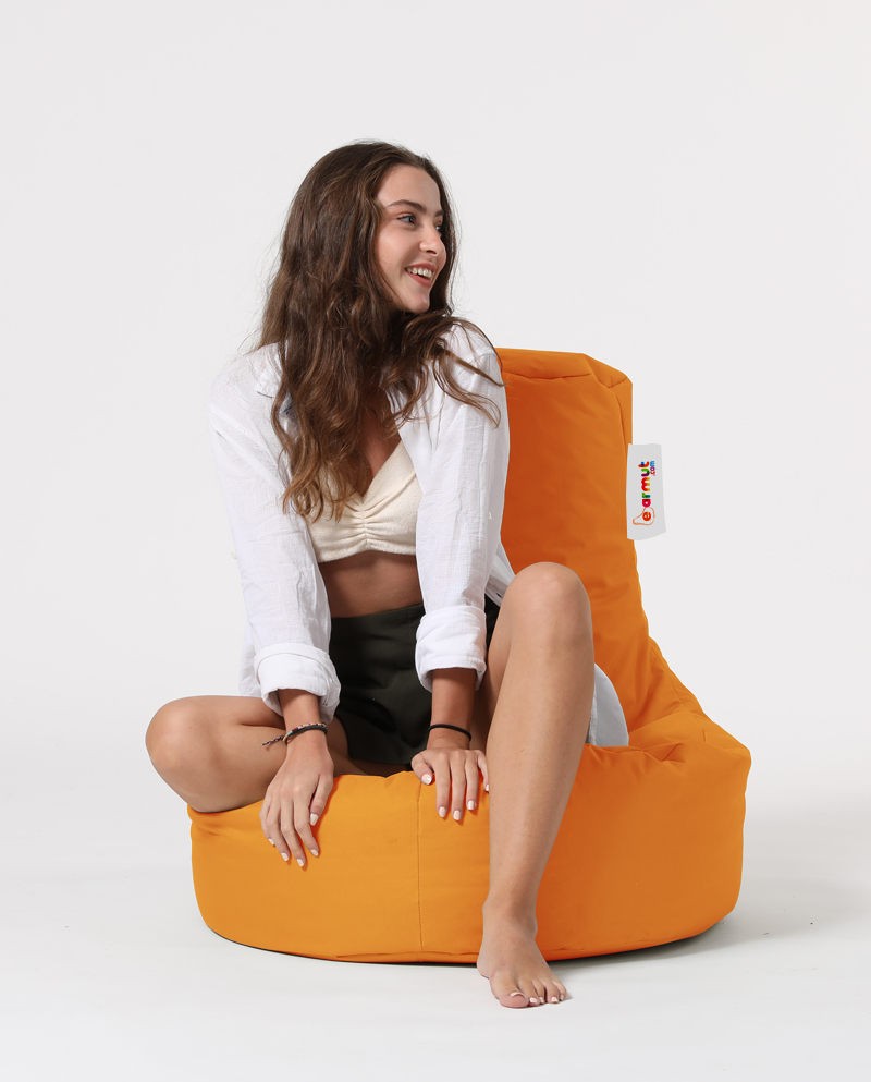 Pouf de jardin Lina - Orange
