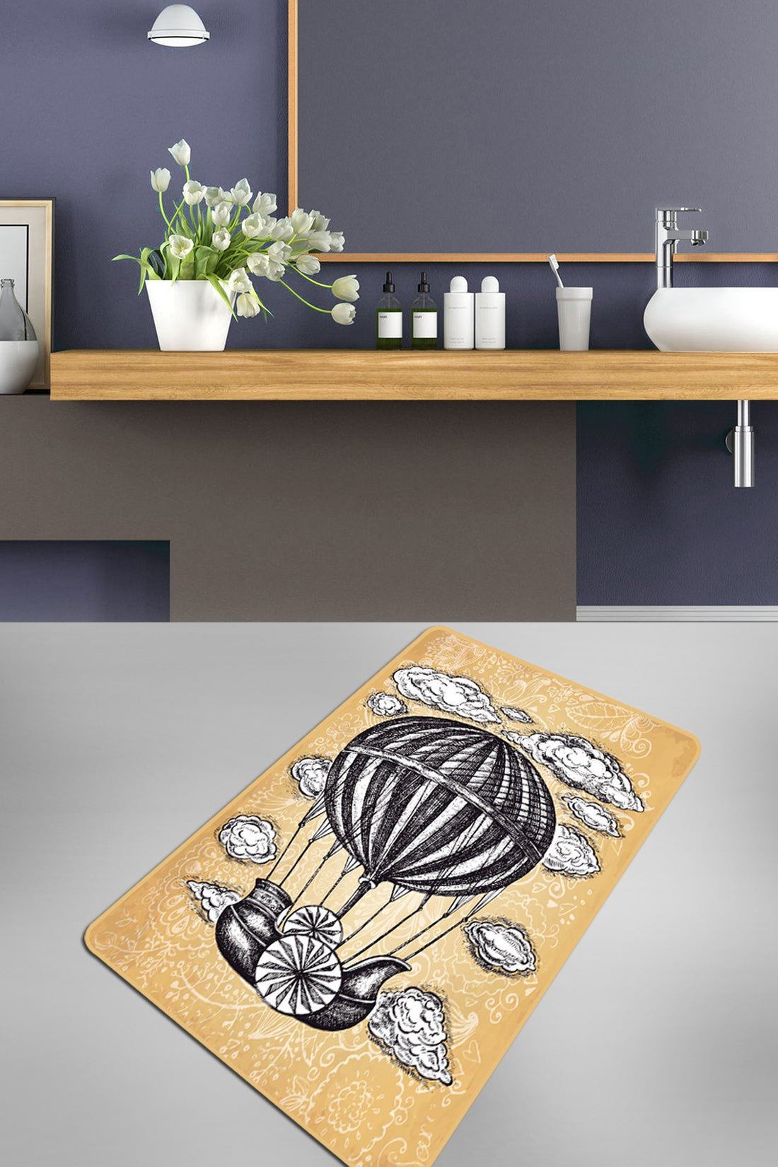 Tapis de bain Propeller (70 x 120)