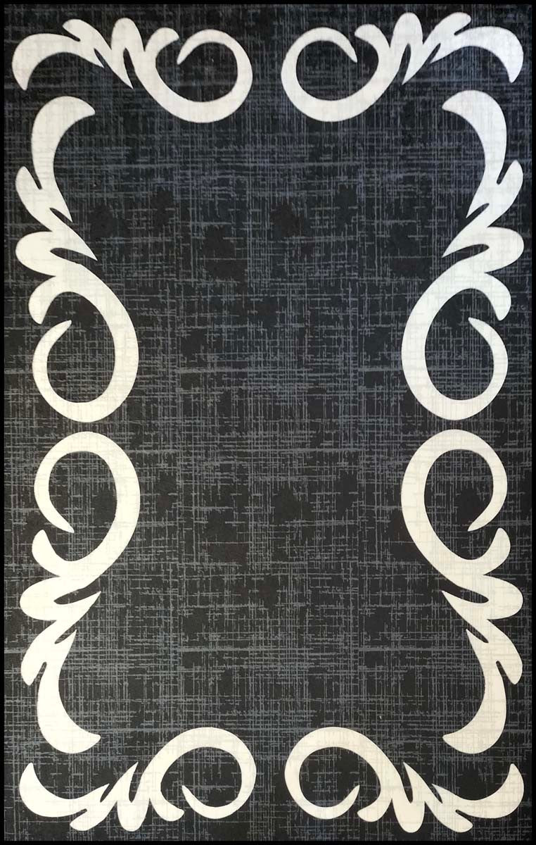 Pvc 0519 Tapis Noir 100x200