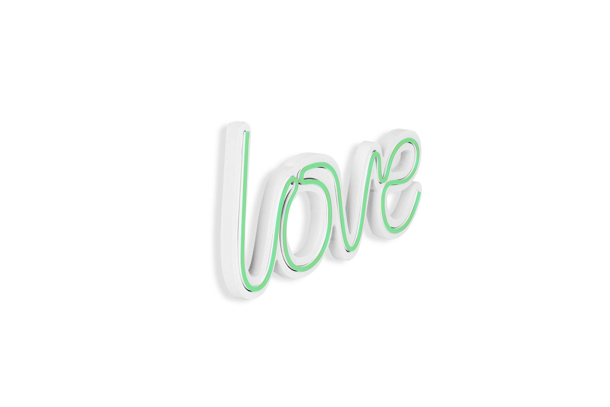 Éclairage LED en plastique décoratif Love - Green