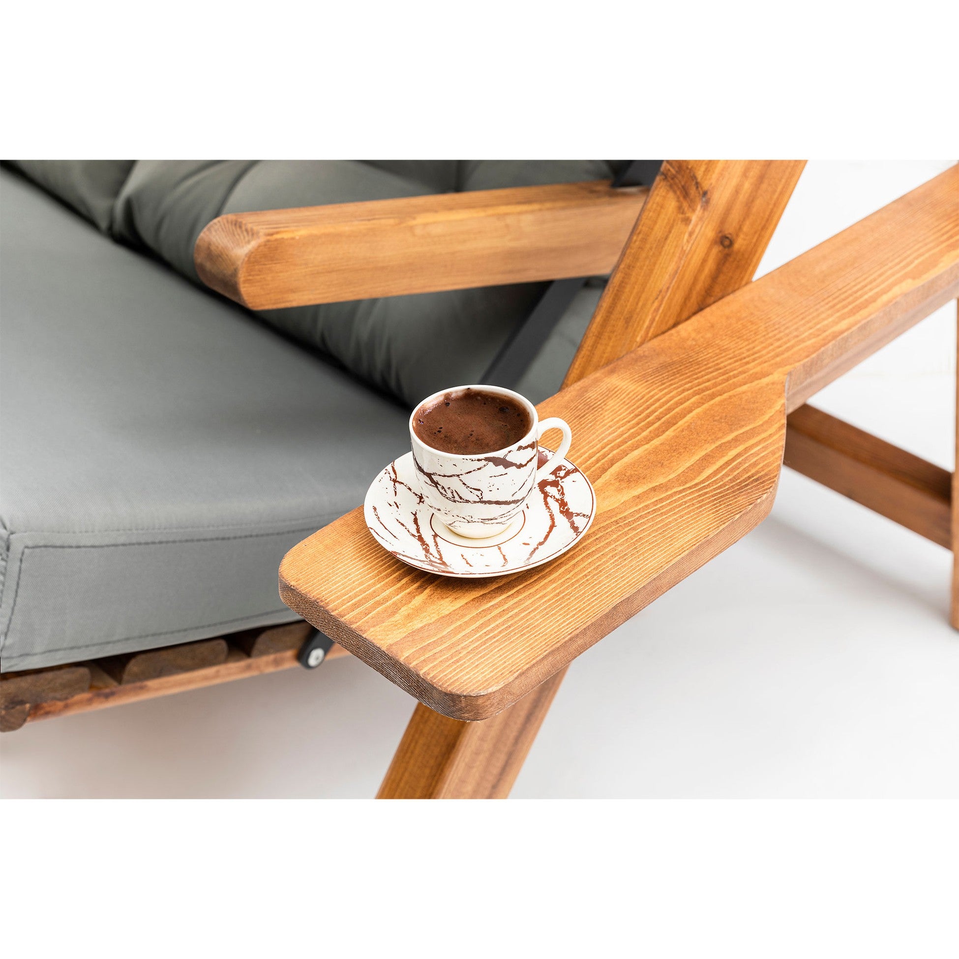 Chaise de balançoire unique de jardin Galata Swing S1 - Grey