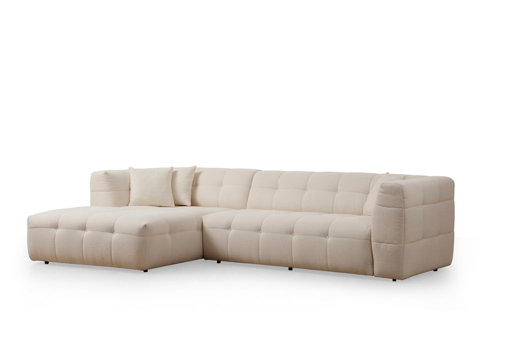 Canapé d'angle Cady 3 Seater Left - Beige