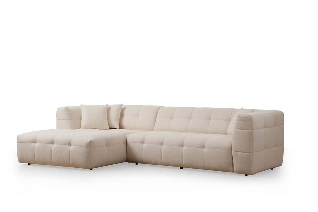 Canapé d'angle Cady 3 Seater Left - Beige