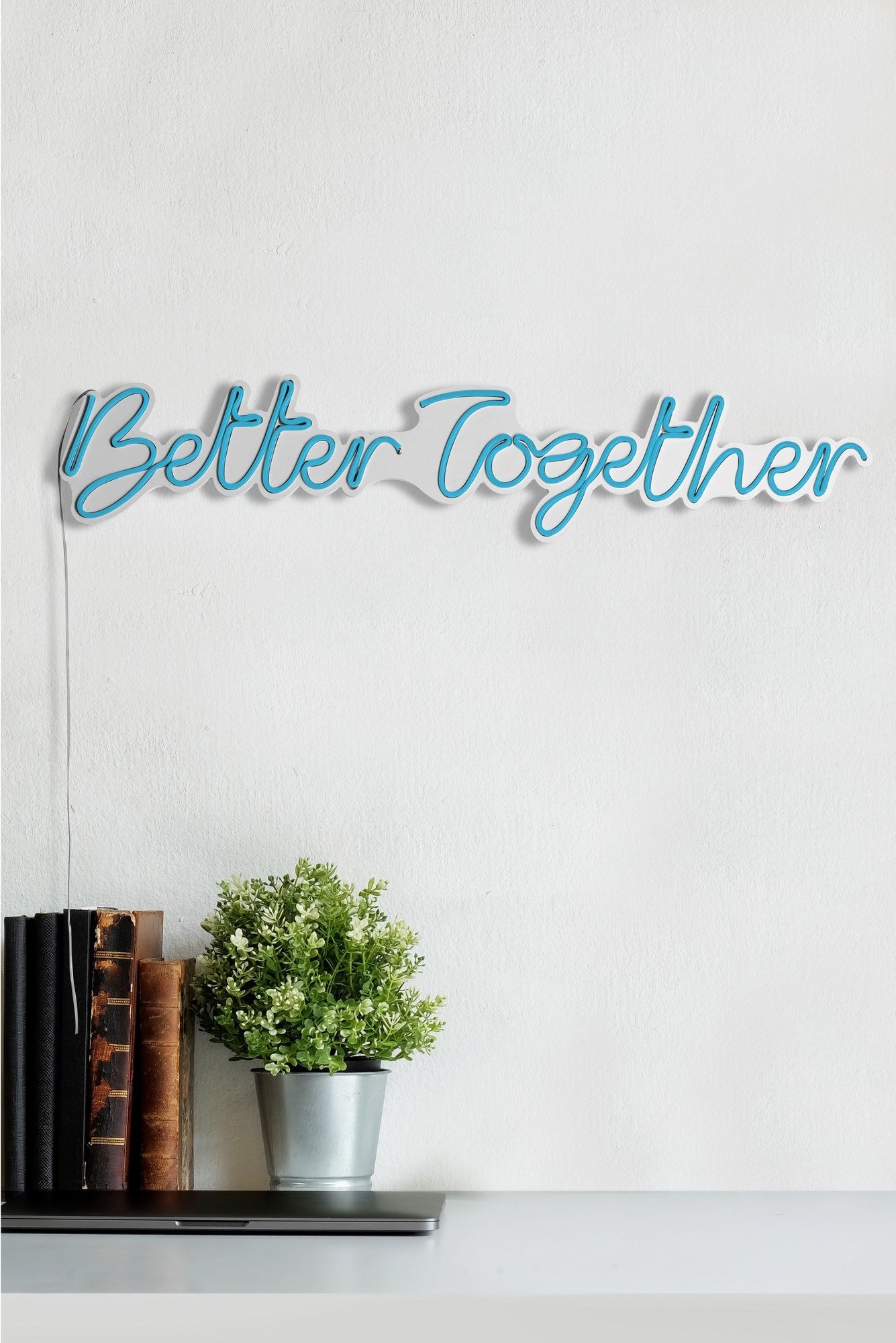 Éclairage LED en plastique décoratif Better Together - Blue