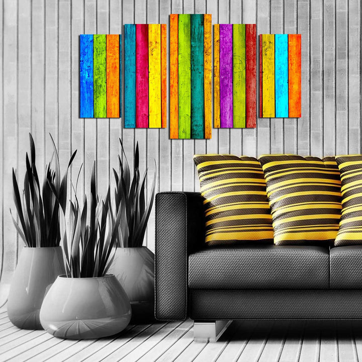 Peinture décorative MDF (5 pièces) 5ABSMDF-98