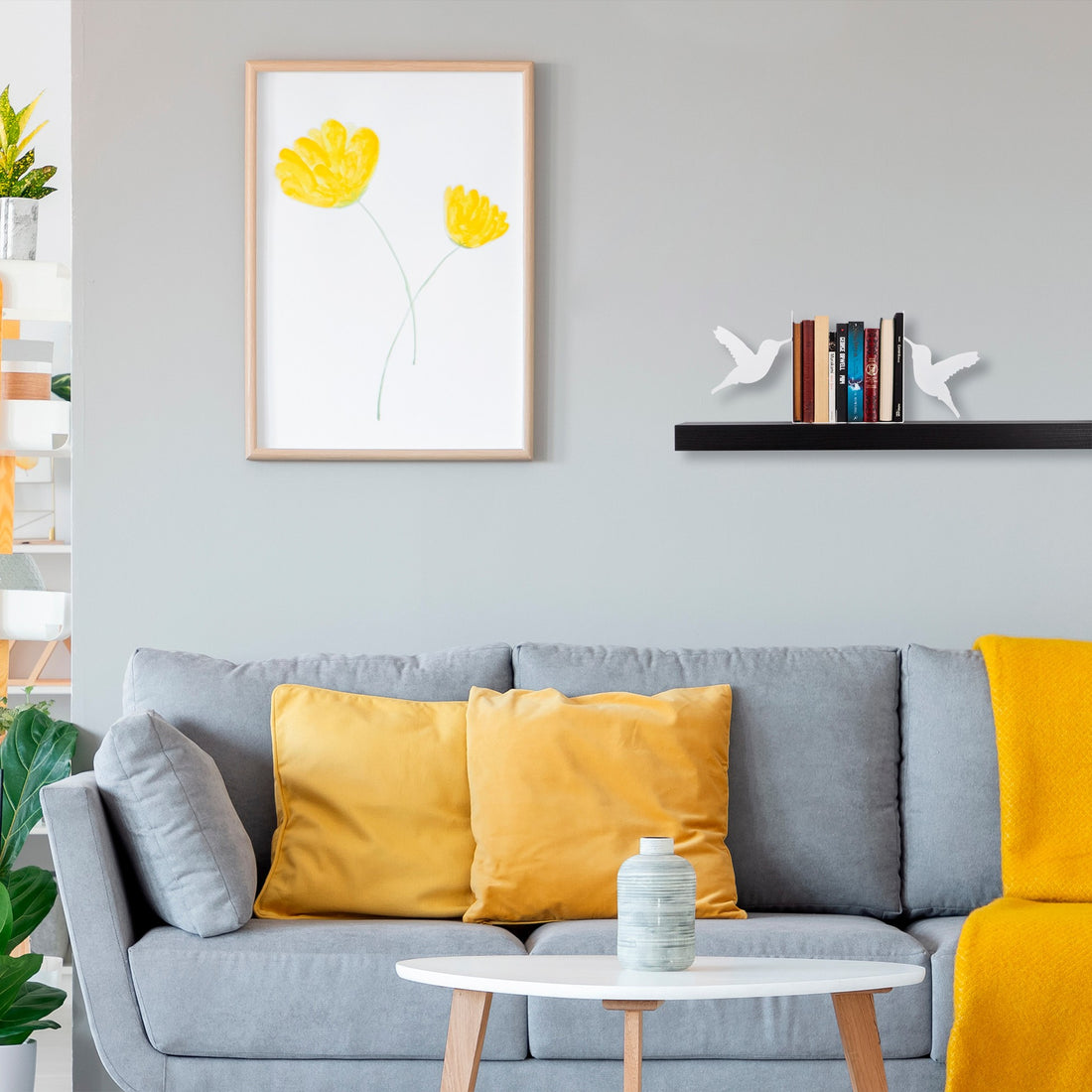 Serre-livres en métal Kitap tutucu 11 - White