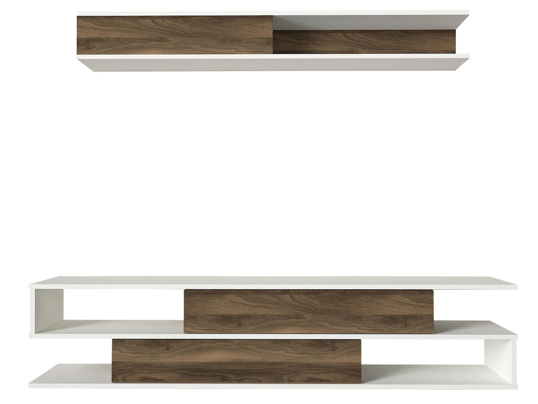 Unité de télévision Manyetik - White, Walnut