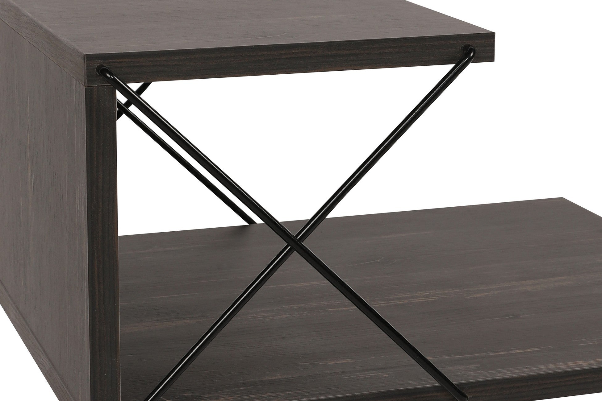 Table de chevet Cross - Dark Brown