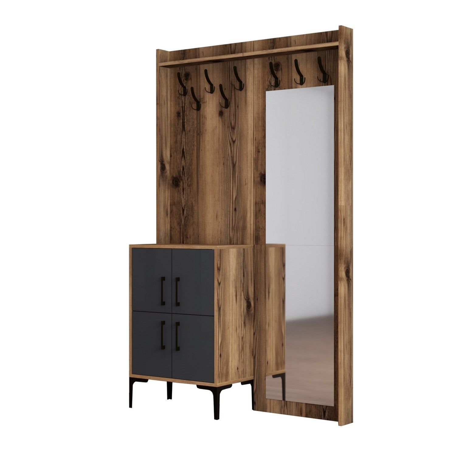 Stand Berlin BC - Walnut, Anthracite