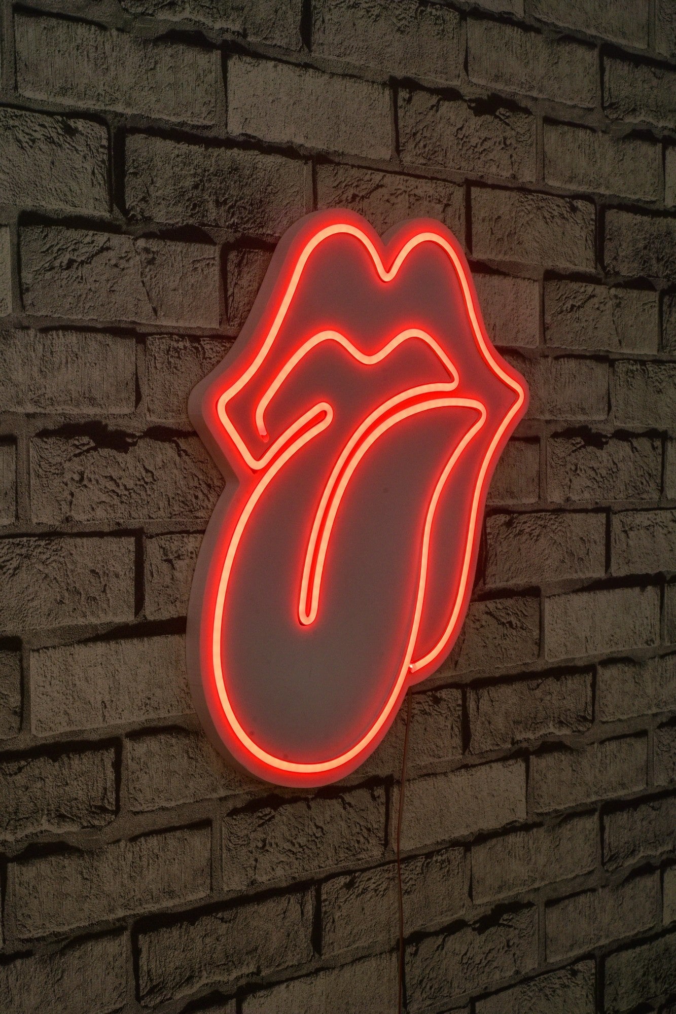 Éclairage LED en plastique décoratif The Rolling Stones - Red