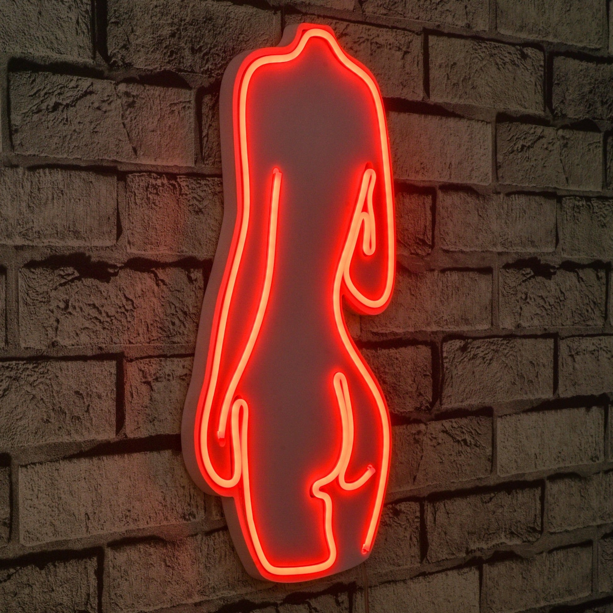 Éclairage LED en plastique décoratif Sexy Woman - Red