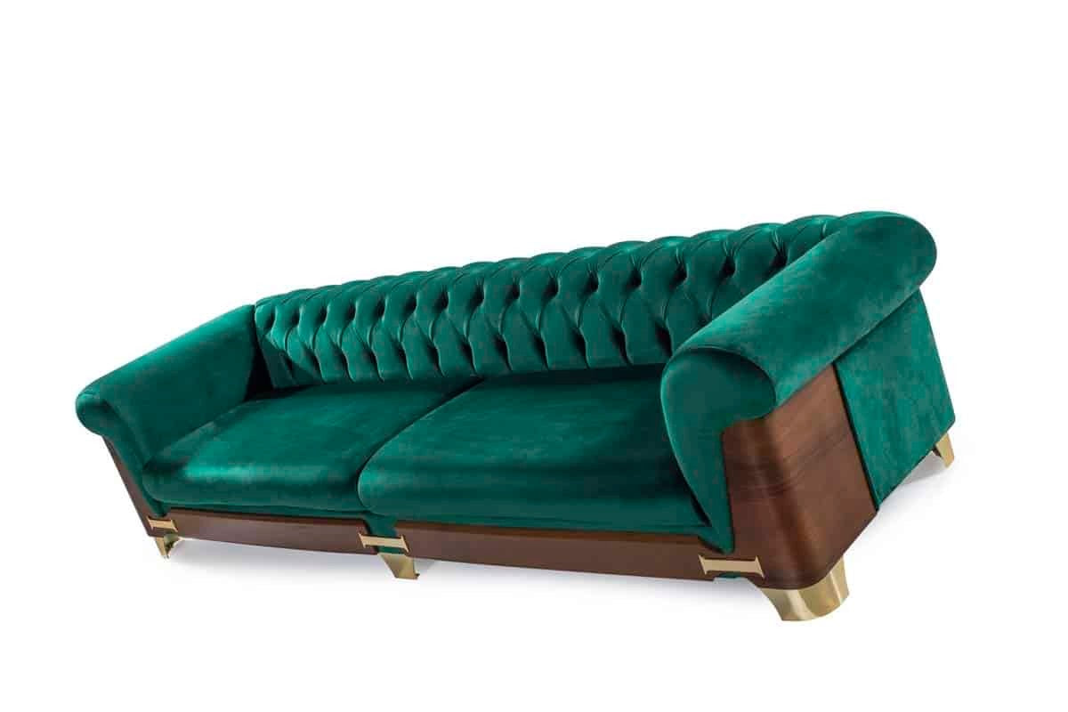 Nish Canapé 4 Places Vert