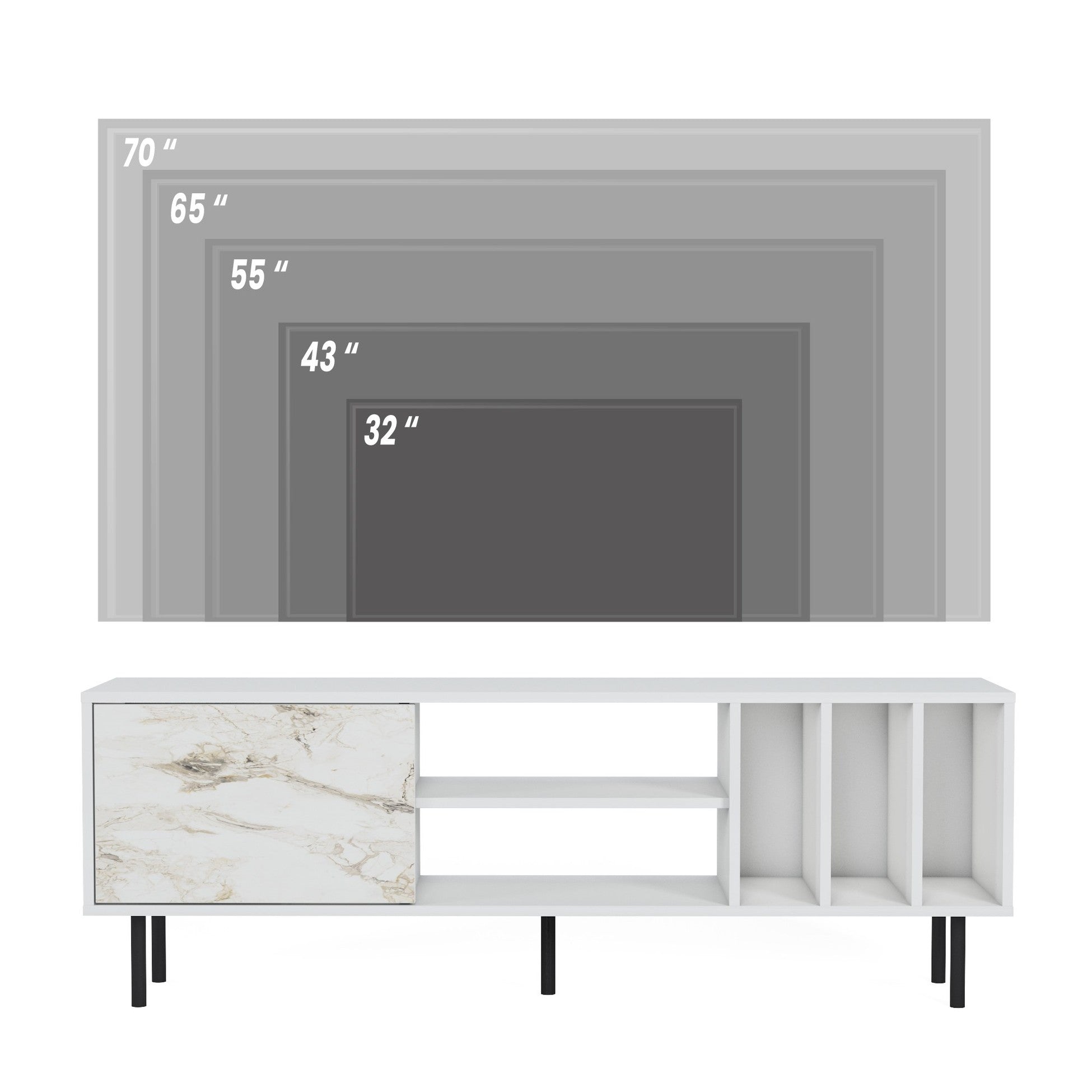 Meuble TV Pietra - White