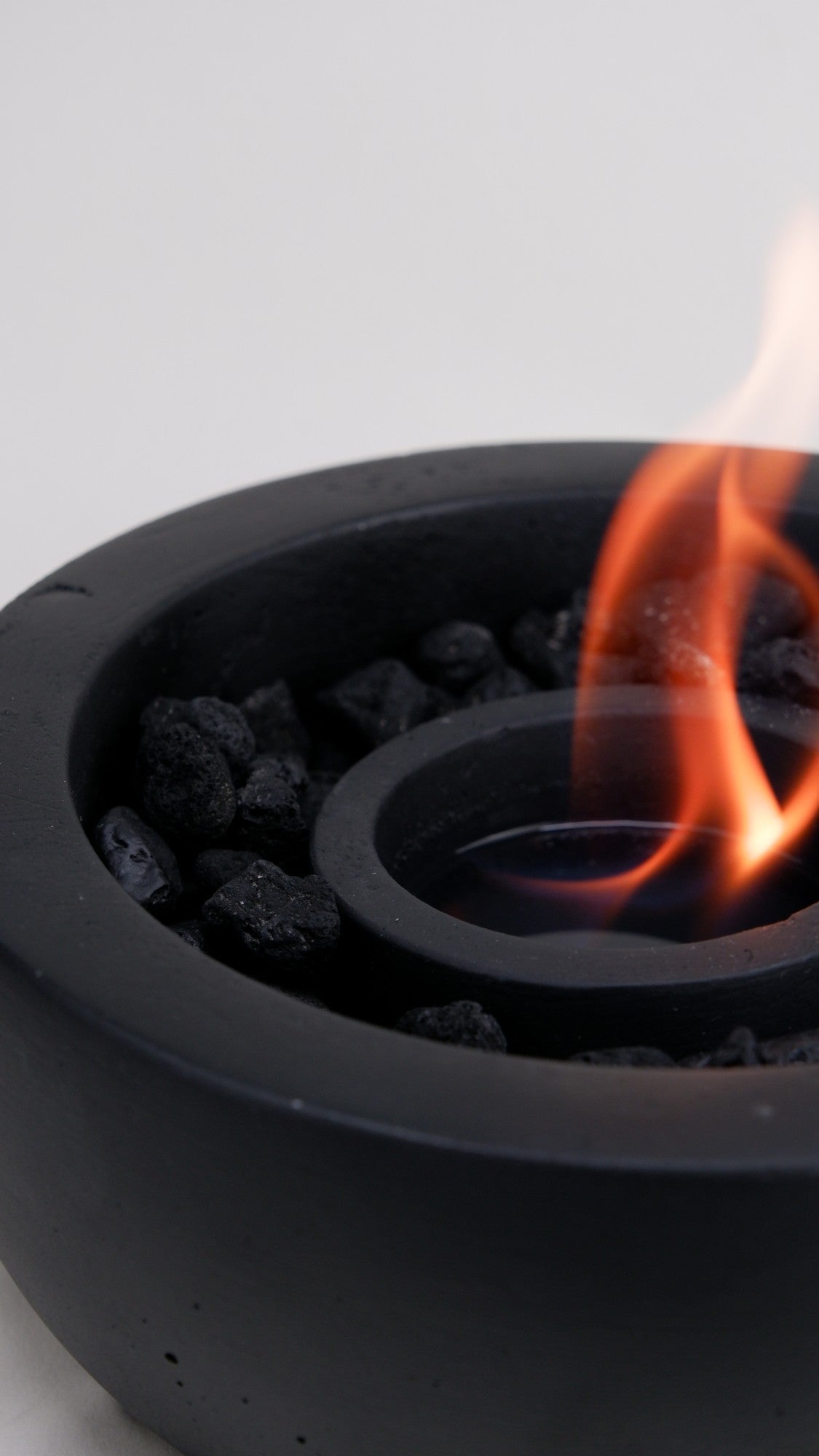 Accessoire en béton décoratif Tıerra - Black