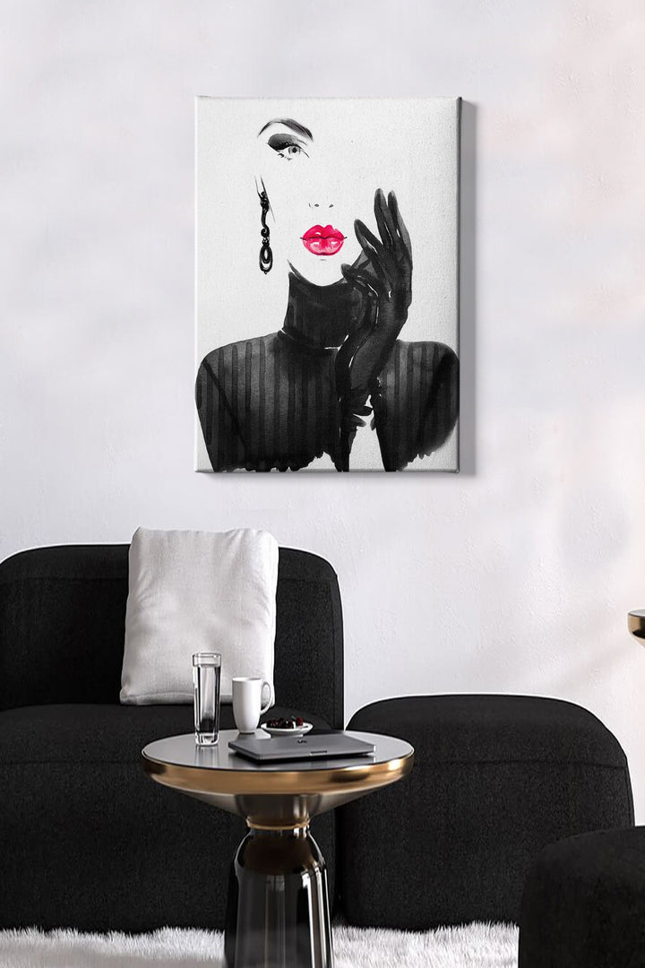 Peinture de toile décorative Kanvas Tablo (50 x 70) - 221