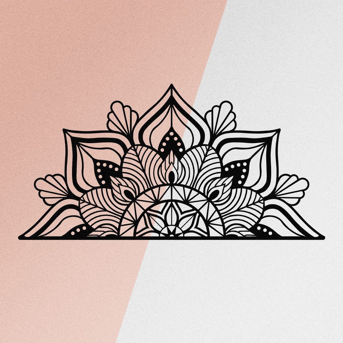 Accessoire mural en métal décoratif Berceste