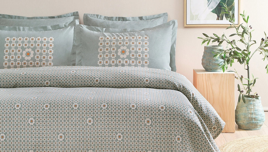 Amara Ensemble Couvre Lit Vert