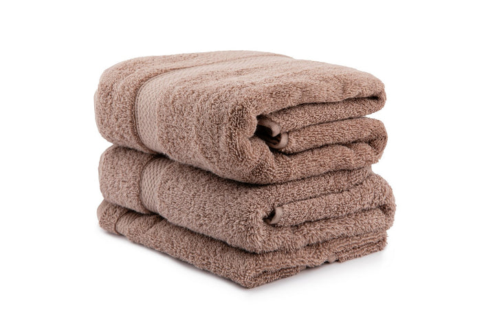 Ensemble de serviettes (3 pièces) Colorful - Brown
