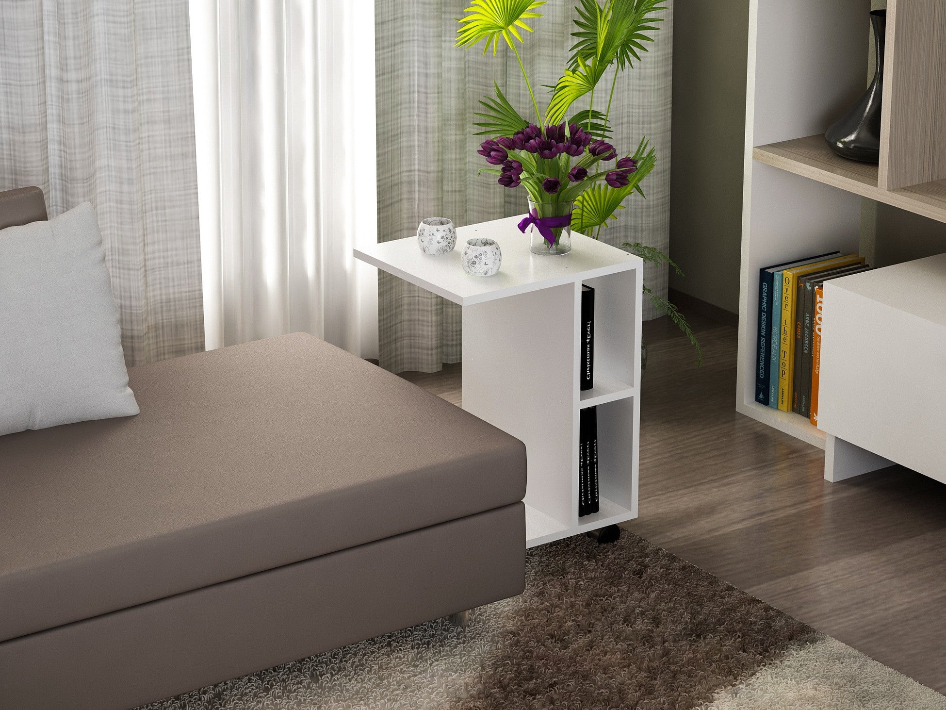 Table d'appoint General - White