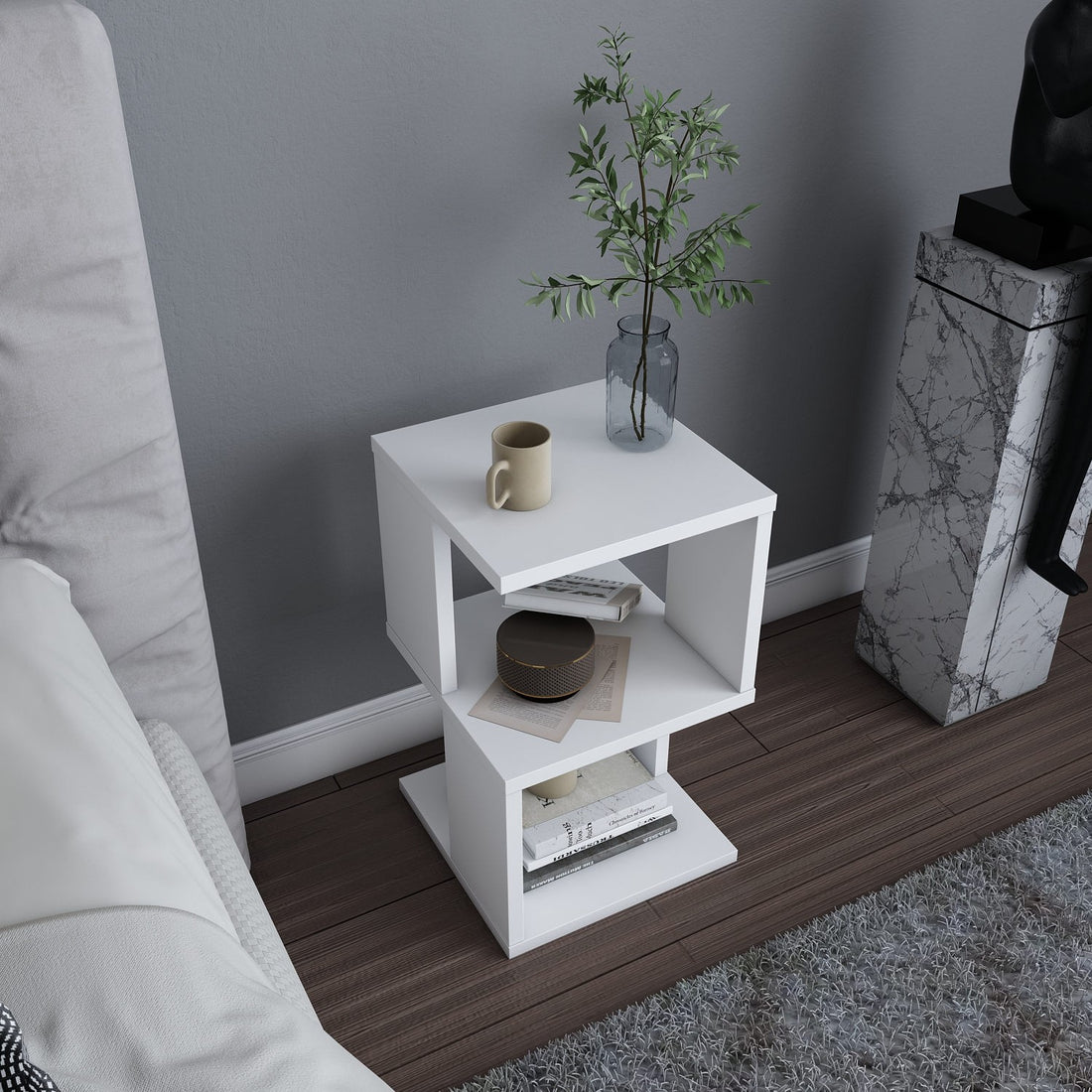 La table de nuit Carter - White
