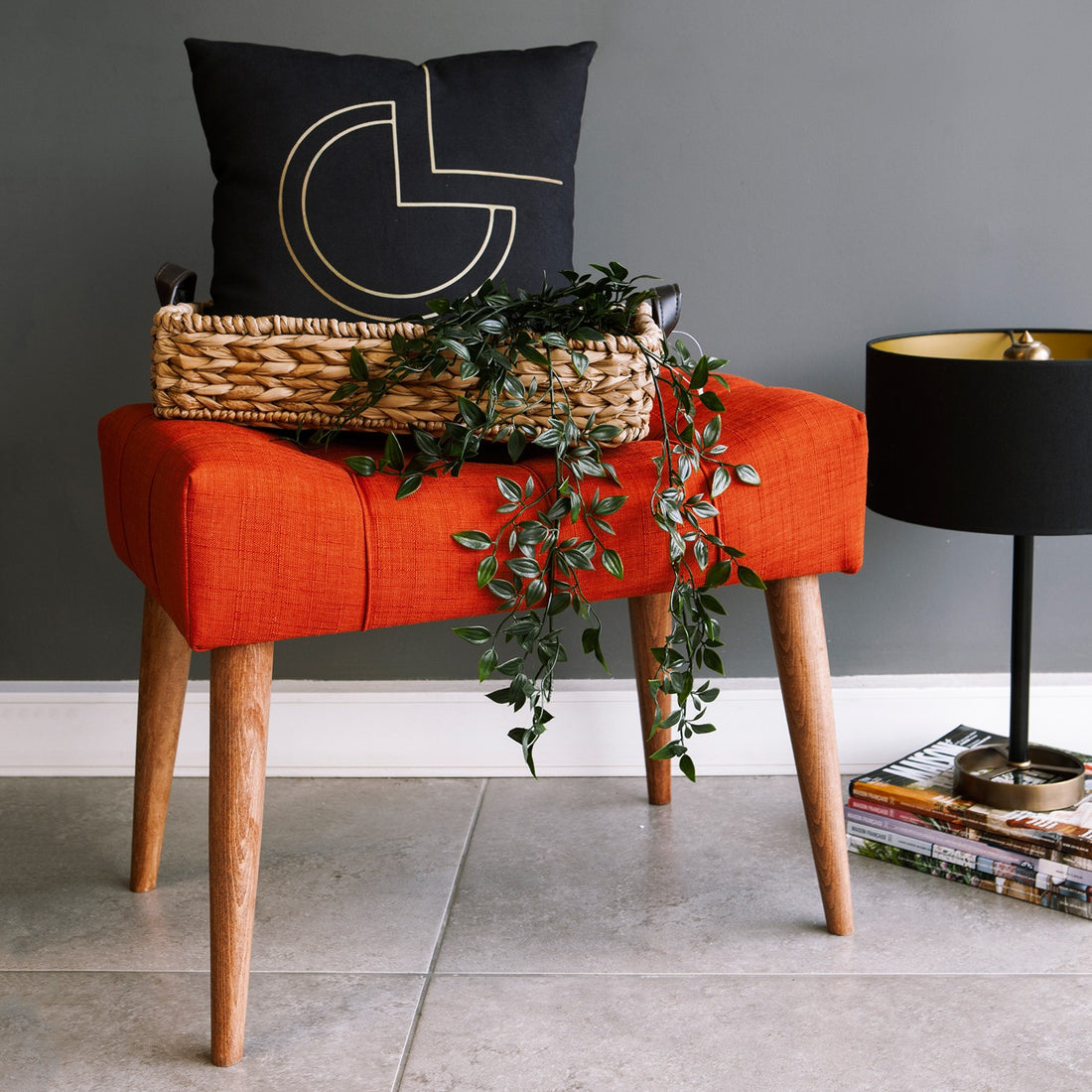 Pouf New Cool - Tile Red