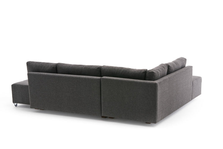 Canapé d'angle Manama Corner Sofa Bed Left - Anthracite