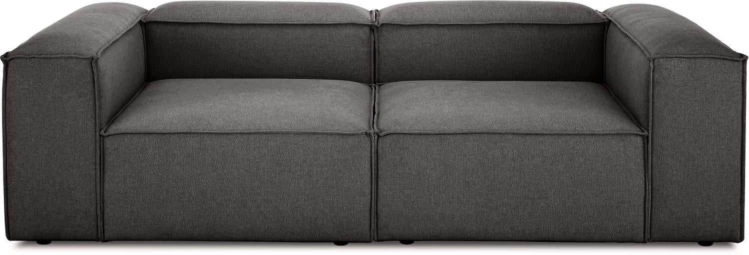 Canapé modulable 3 places en Nubuck Frida